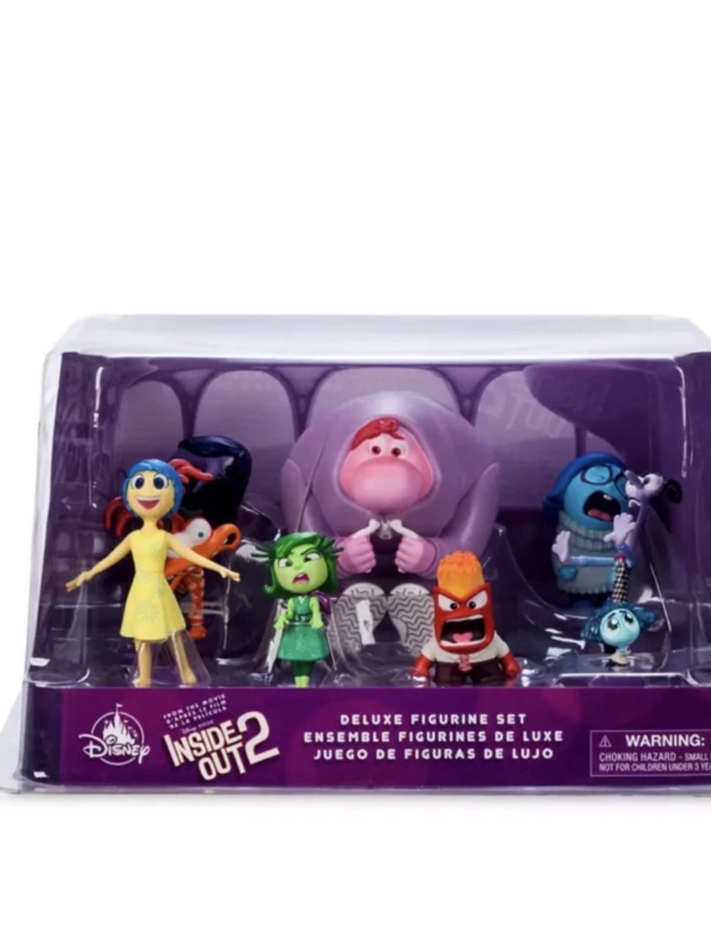 Disney Parks Inside Out 2 Deluxe Figurine 9 pc set NWT